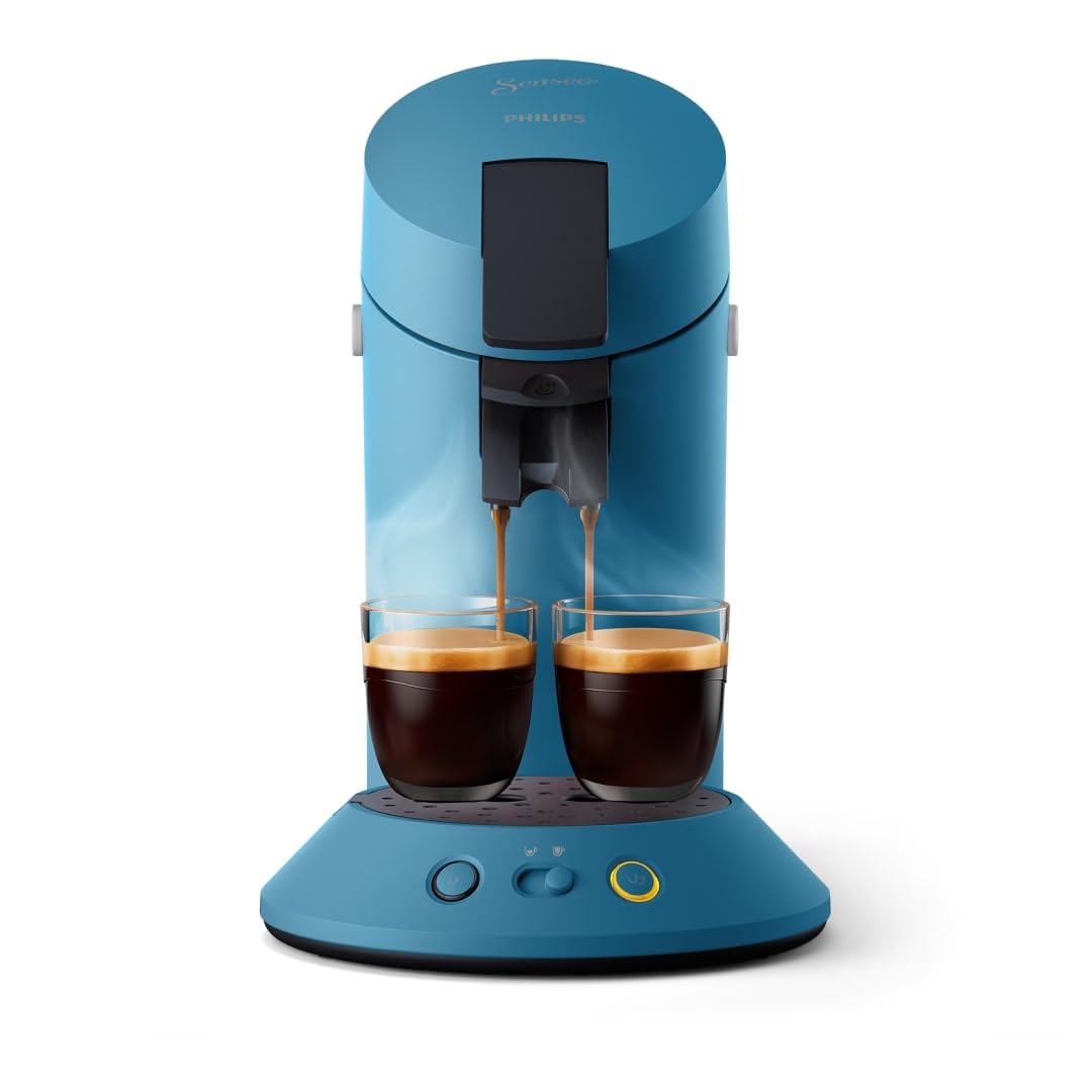 Machine à Café à Dosettes Senseo Original+ CSA210/00 - Bleu Paon