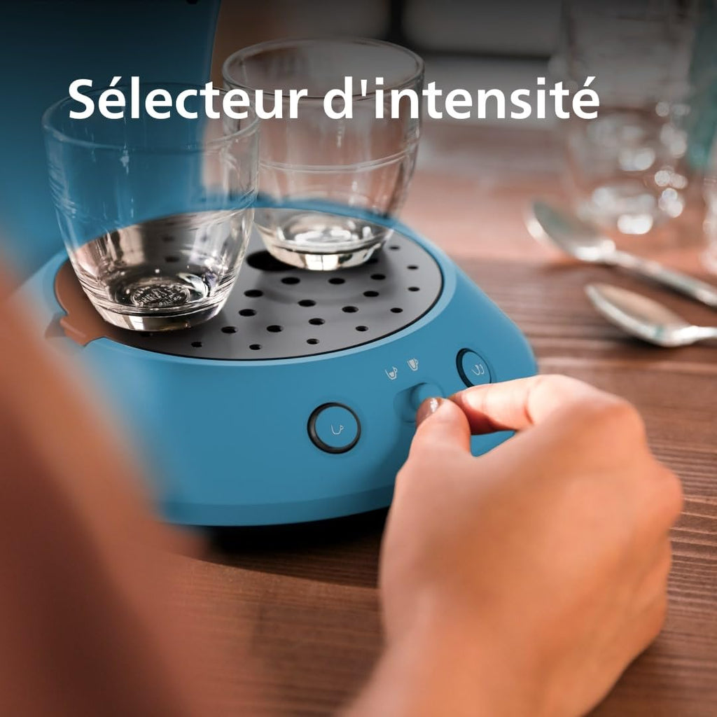 Machine à Café à Dosettes Senseo Original+ CSA210/00 - Bleu Paon