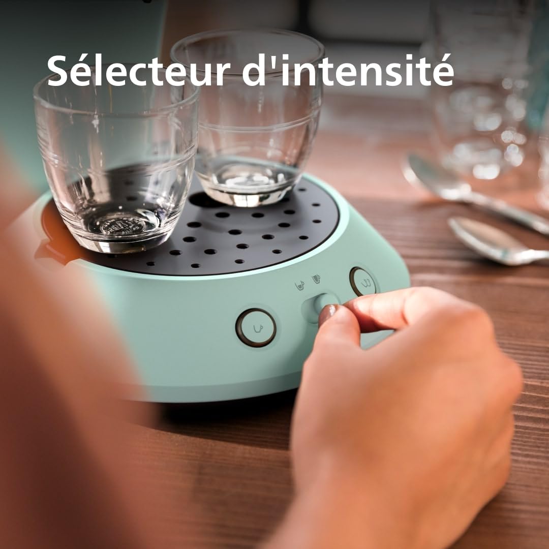 Machine à Café à Dosettes Senseo Original+ CSA210/80 - Vert Désert