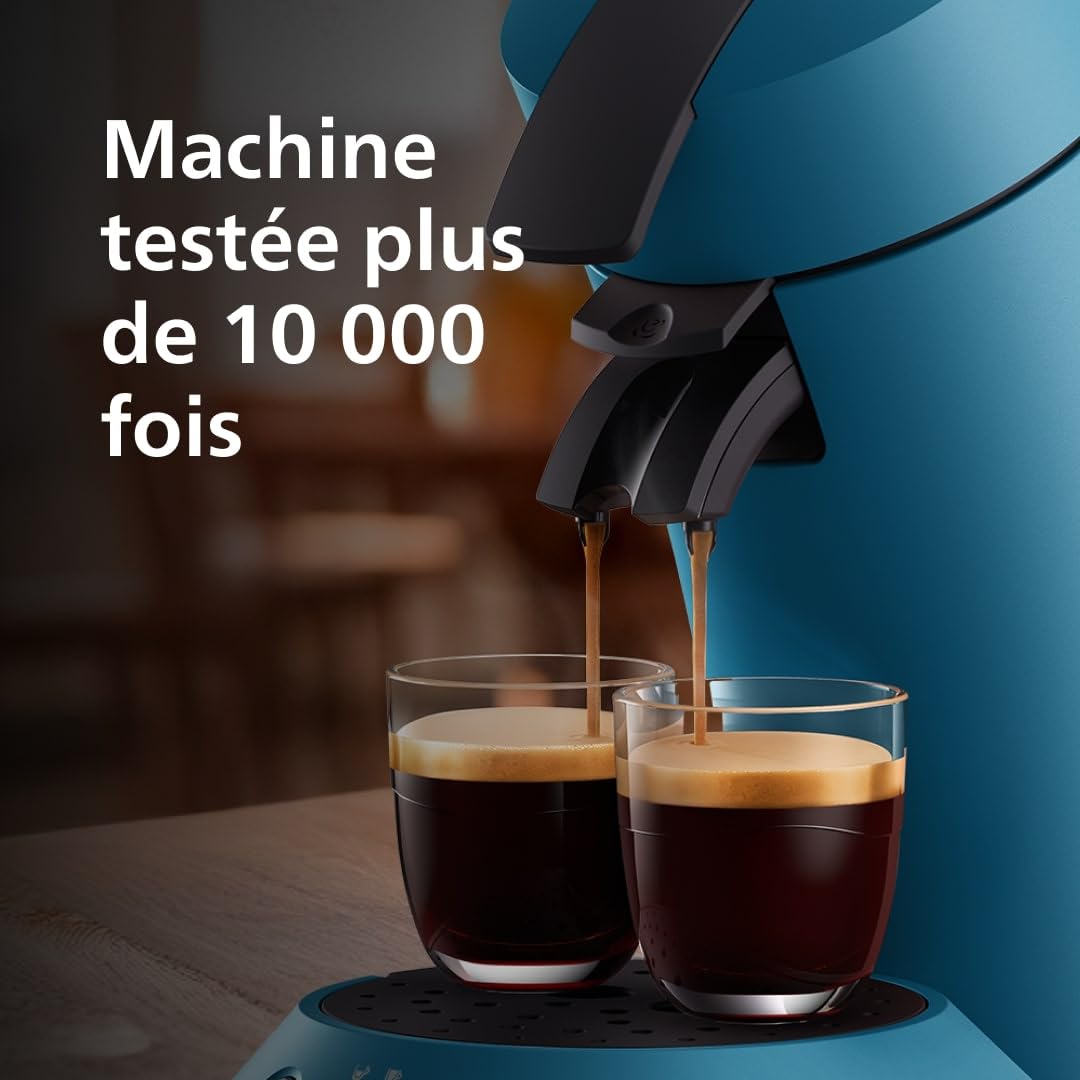 Machine à Café à Dosettes Senseo Original+ CSA210/00 - Bleu Paon