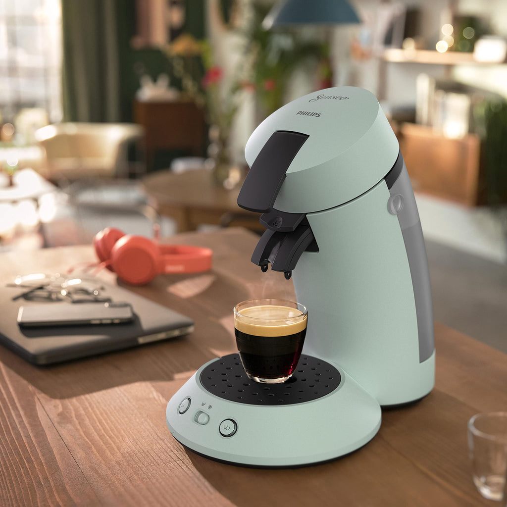 Machine à Café à Dosettes Senseo Original+ CSA210/21 - Menthe Pâle